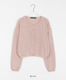 Hakuna round crop cashmere cardigan
