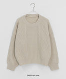 Higel Color Cable Round Knit