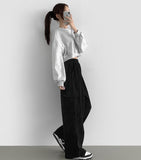Corduroy Balloon Fit Wide Banding Training Pants