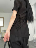 Layered Apron Shirt