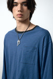 POCKET STRIPE LONG SLEEVE T SHIRT