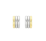 Triple Silver (C) Round Earrings M