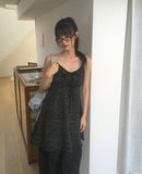 [MADE] Handel Ribbon Strap Dot Layered Mini One Piece