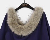 [Brushed lining] Perrin Fur One Off-Shoulder Sweatshirt