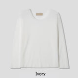 Lea Cut-Off Boat Neck Knit