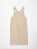 Solpu Corduroy Suspenders One Piece