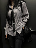 Silk Stripe Classic Shirt