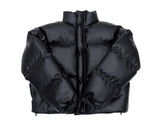 High Neck Leather Crop Padding