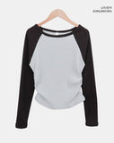 Been Color Matching Brushed Raglan T-shirt