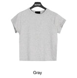 Ravi raglan cropped short-sleeved T-shirt
