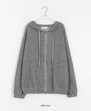 [unisex] Roedy Two-Way Knit Over Hood Zip-Up