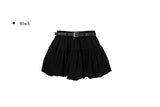 Sio Balloon Pumpkin Belt Mini Skirt