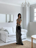 Pave pleated shirring two-way nylon short sleeve jacket