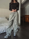 Lucy Unbalanced Off Crop Long Sleeve