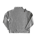 Toggle Boat Neck Loose Fit Long Sleeve Tee