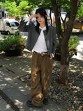 PUFF SHIRRING CROP JK