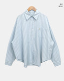 Wayu Stripe Two-Way Shirt