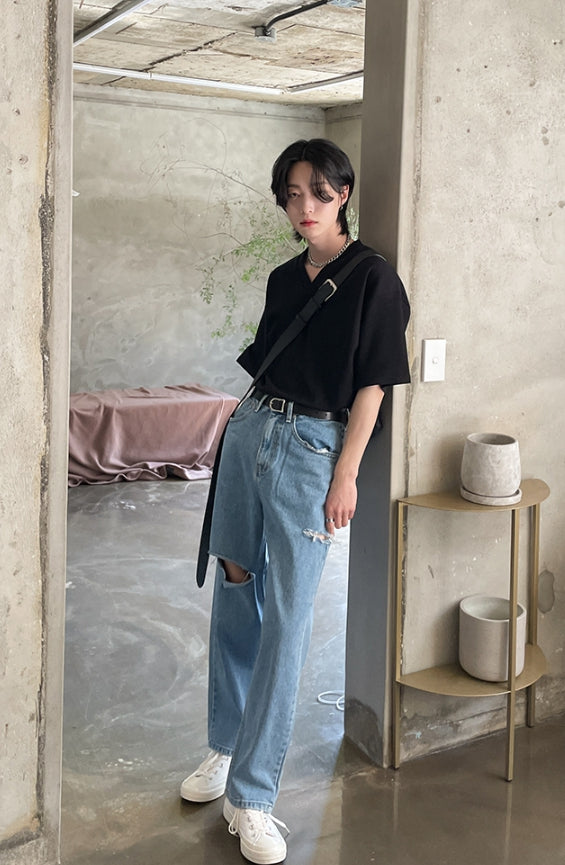 【2plan】Side Cut Renewal Denim 2plan (ツープラン) - サイドカッティングリニューアルデニム