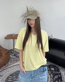 LT V-neck Regular Short Sleeve T-shirt