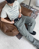 Liev Washed Zipper Cargo Pants