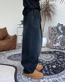 Deon Balloon Banding Denim Pants