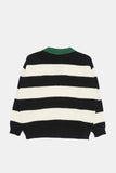 Junior rugby over knit collar shirt