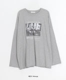 Versen Printing Over Long Sleeve Tee