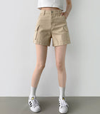 Pocket Cargo Feminine Cotton Shorts