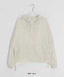 Ikoha Flower String Hood Windbreaker