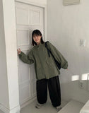 [unisex] Chute pocket two-way field jacket