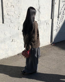 [Quilted lining] Corn Collar Two-Way Blouson Jacket