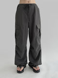 Sebon Nylon Cargo Pants