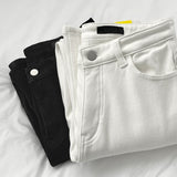 Winter span standard straight cotton pants