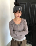 Duan Soft Wool Hood Zip-Up