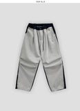 Bitter Color Sheme Stitching Balloon Pants