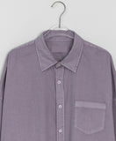 [Unisex] Kobinbaen Pocket Cotton Pigment Over Shirt