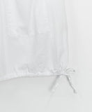 Hudin U-neck Cotton Pocket Blouse