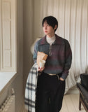 Bay Gradient Half Zip-Up Knit