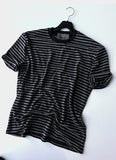 Muscle Fit Stripe Short Sleeve