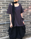 Carrot Loose Fit Short Sleeve Pocket T-shirt