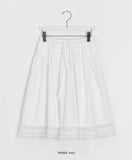 Maju Lace Banding Midi Skirt