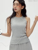 W Basic Slim Sleeveless Top