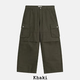Merrick Herringbone Cargo Wide Pants
