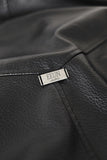 [ EEUN MADE] Biker clip leather jumper
