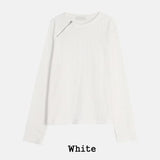 Coldy Waffle Shoulder Zip-Up T-shirt