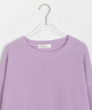 [unisex] Hakkui round over knit sweatshirt