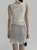 Uta net see-through sleeveless