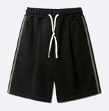 Side Track One-Tuck Half Pants