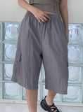 Kanky Nylon Cargo Banding Bermuda Shorts Short Pants