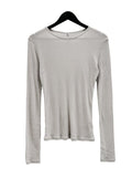 Rat Cut Boat Neck Long Sleeve Tee